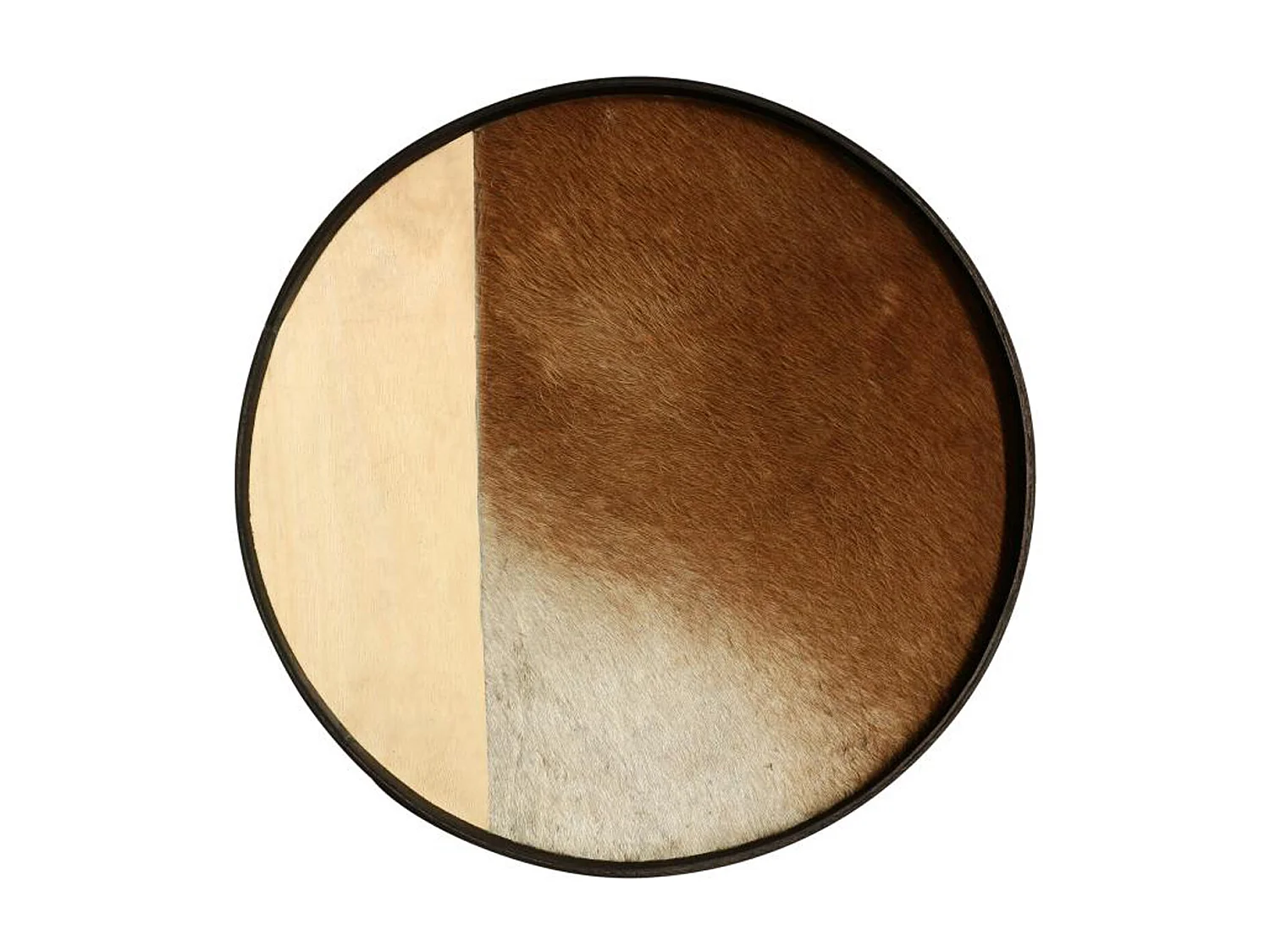 Hide-Tablett aus Mango-Kuhleder