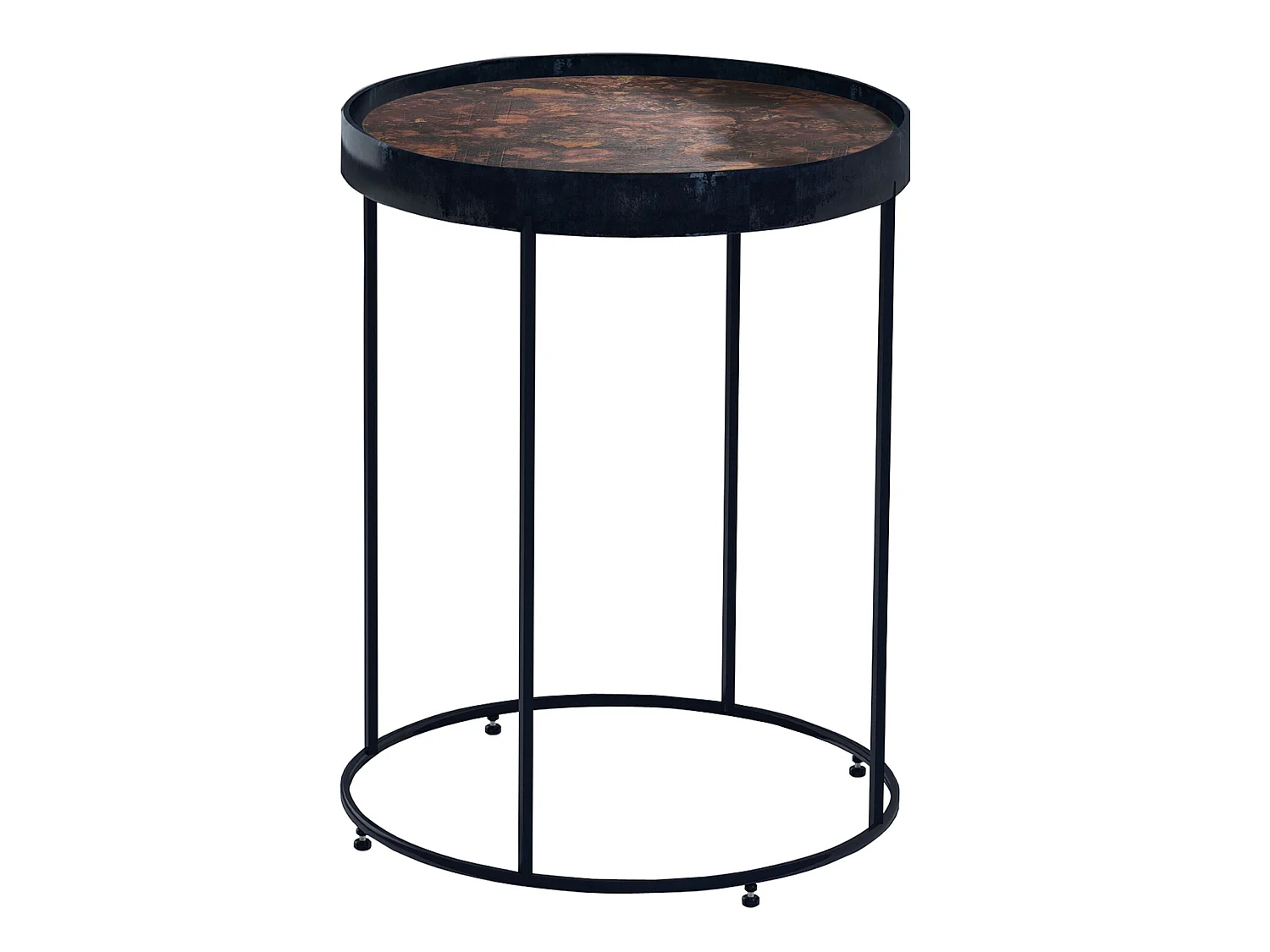 The Rocks | Table d'appoint 36 cm motif liège