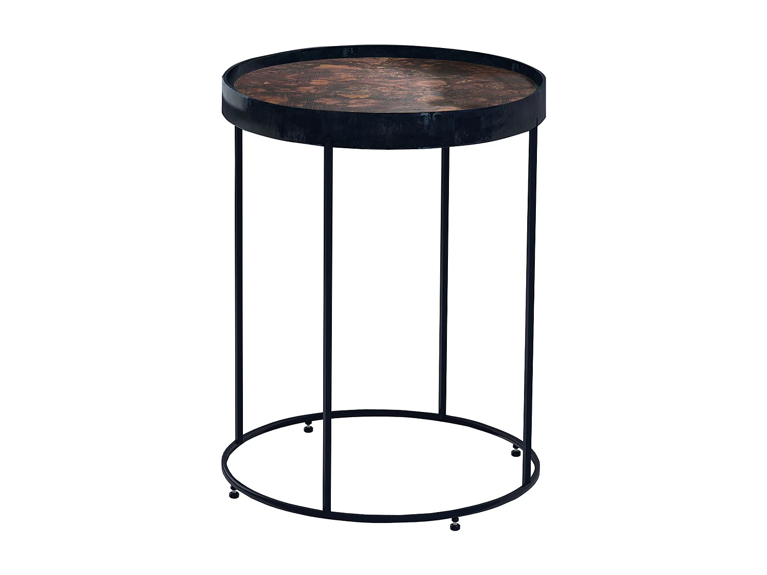 The Rocks | Table d'appoint 36 cm motif liège