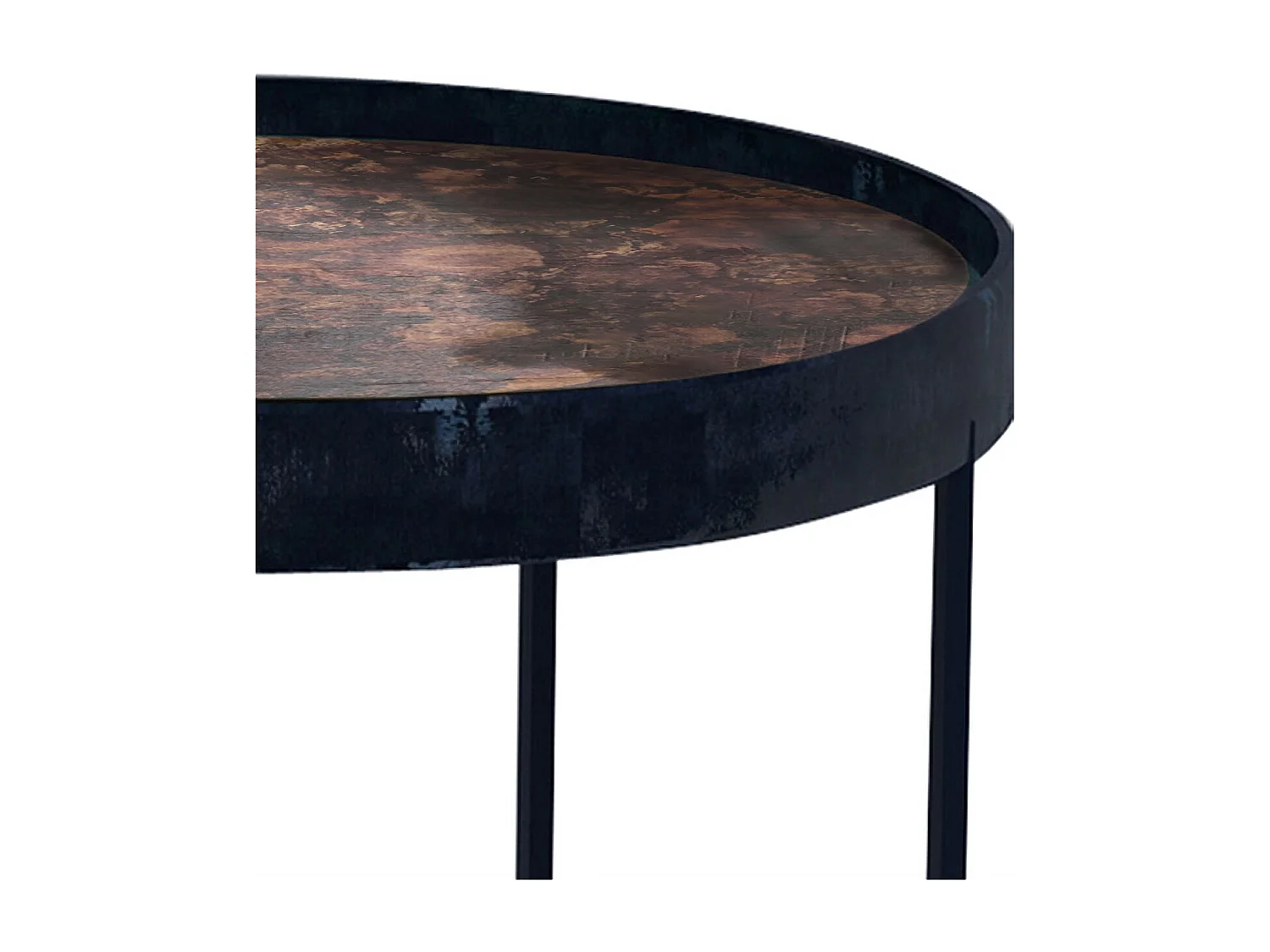 The Rocks | Table d'appoint 36 cm motif liège