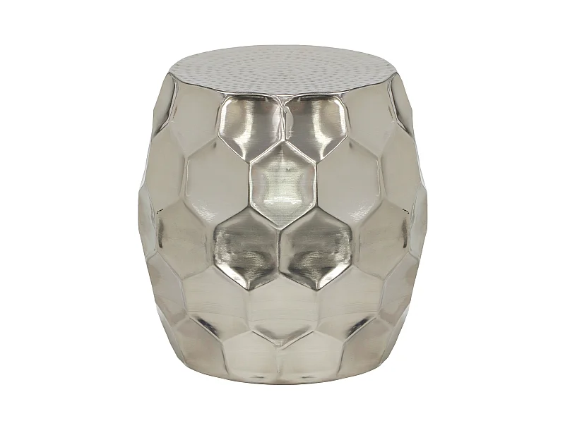 Tavolino Nickel in metallo grigio