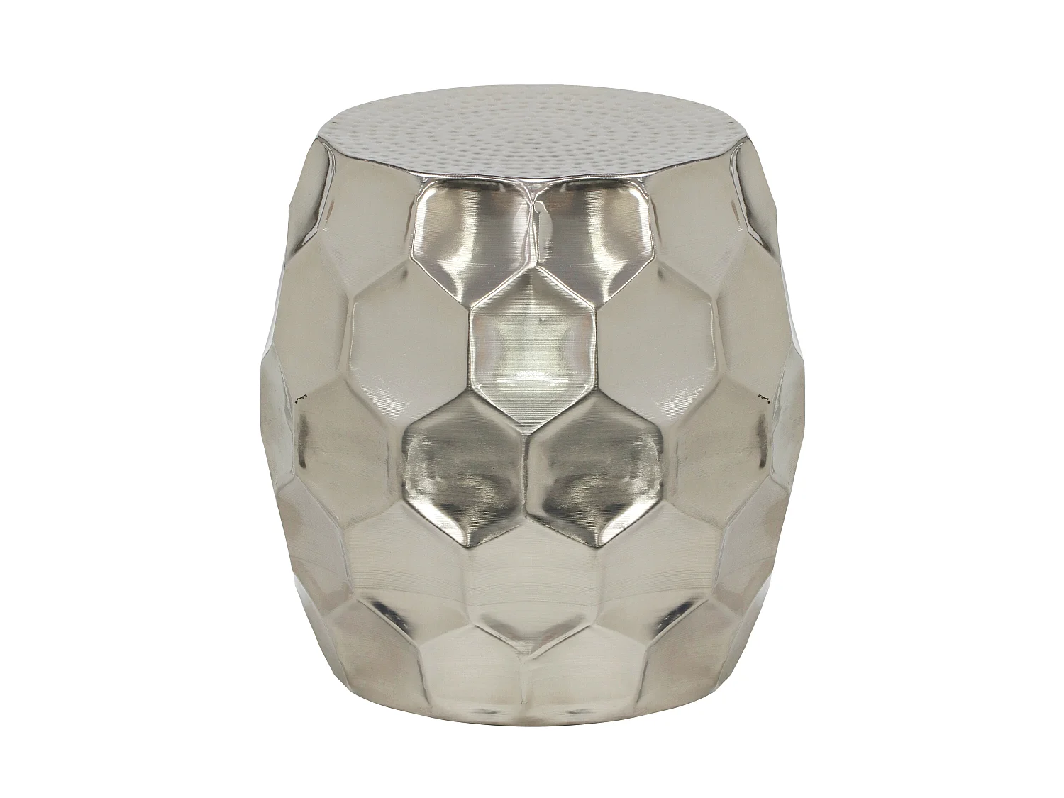 Tavolino Nickel in metallo grigio