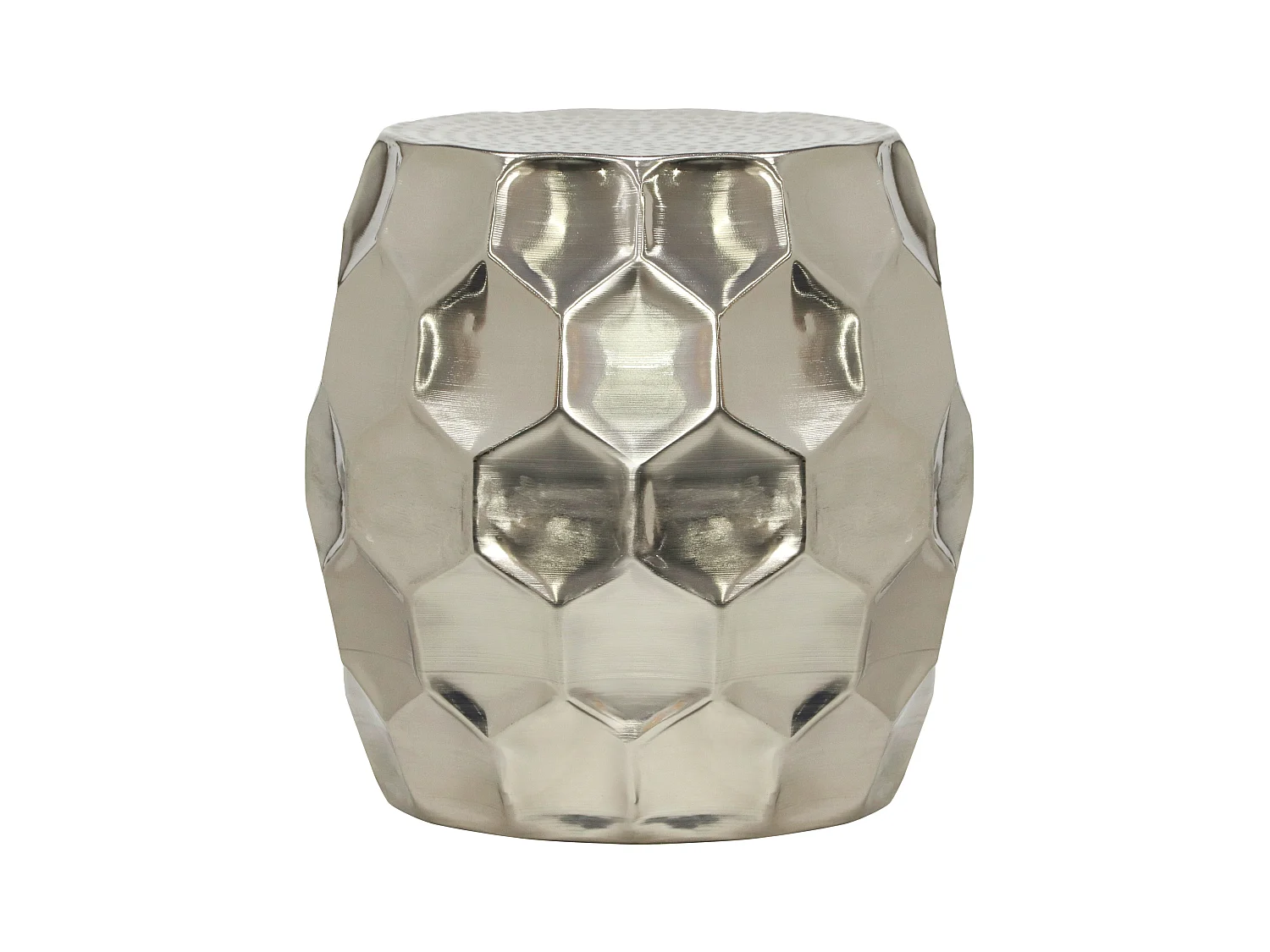 Tavolino Nickel in metallo grigio