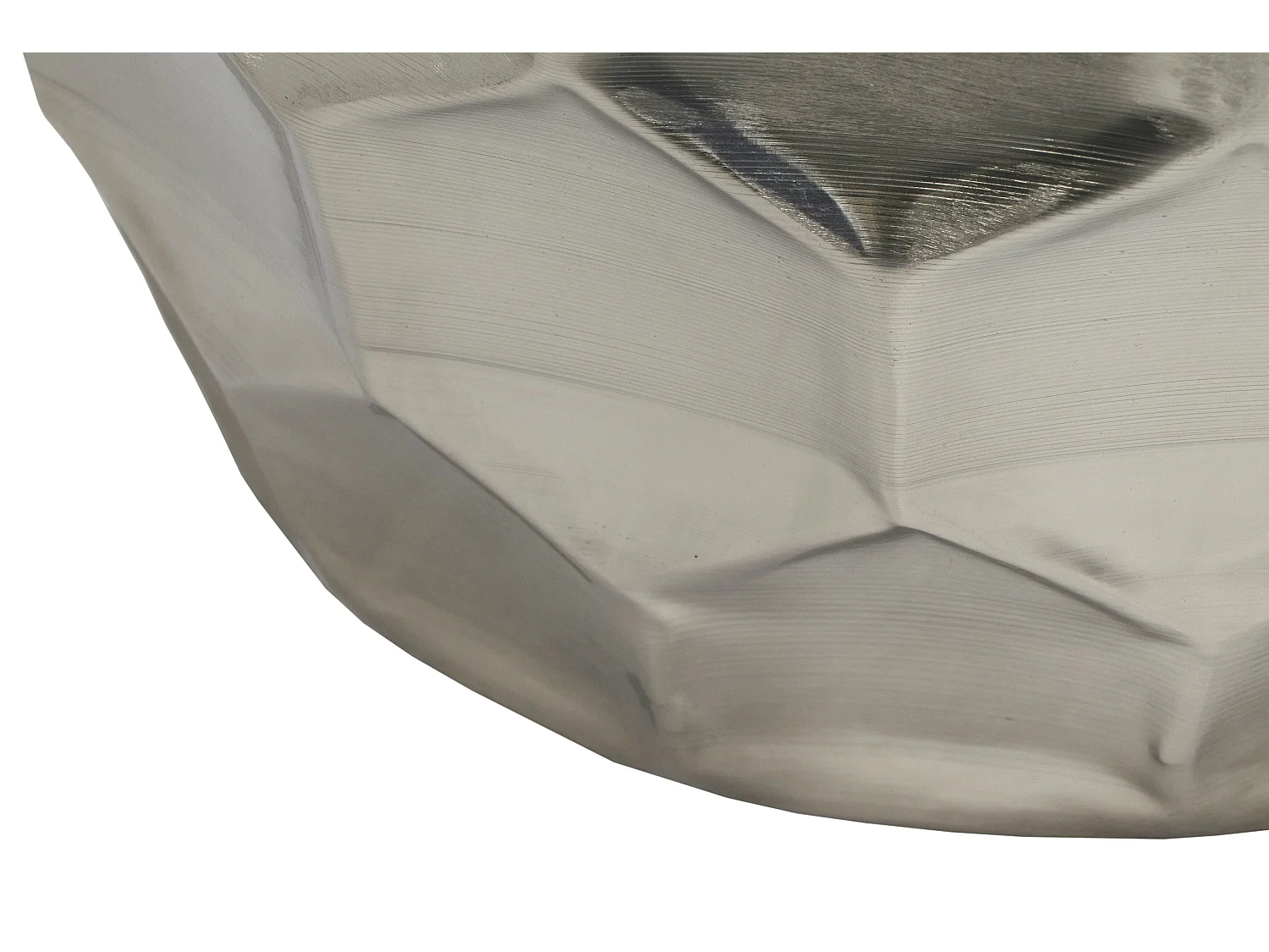 Tavolino Nickel in metallo grigio