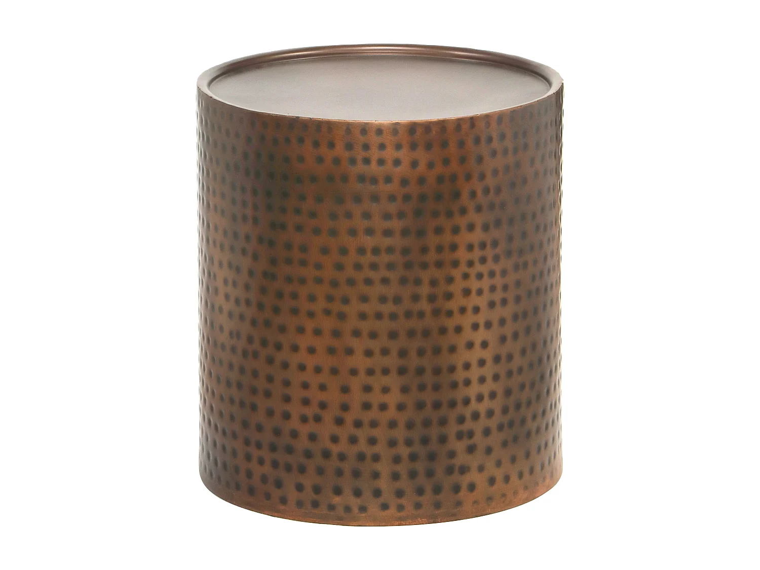 Jafar Beistelltisch Kupfer Antik