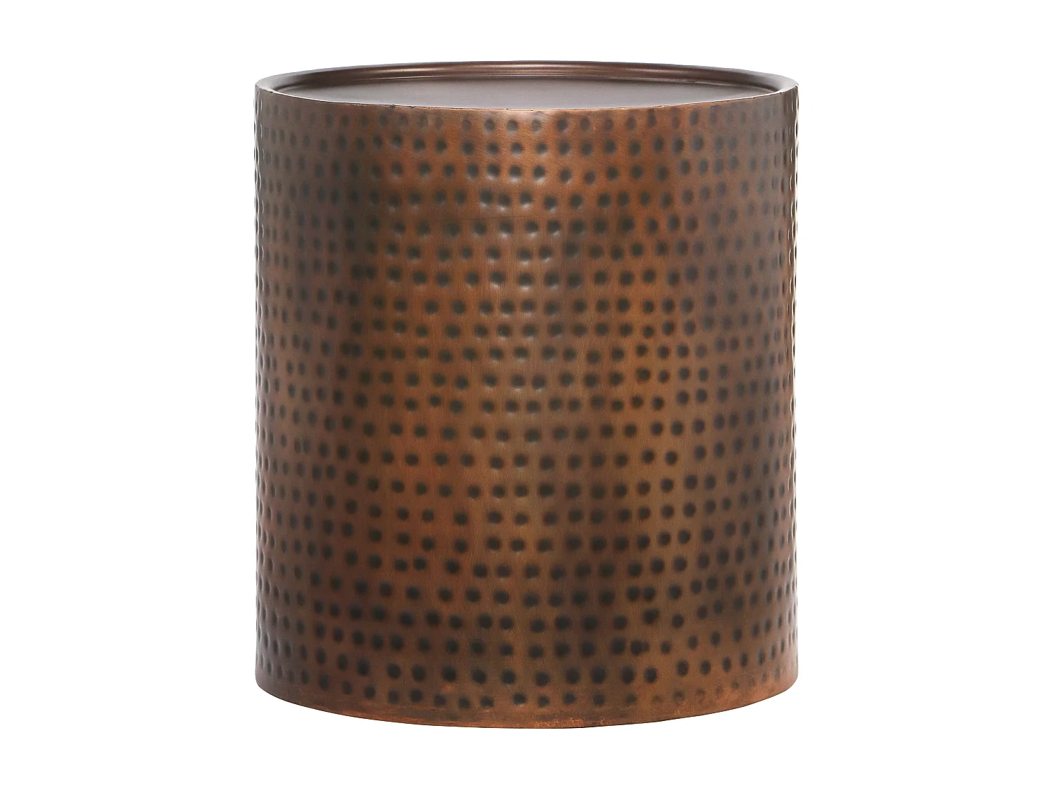 Jafar Beistelltisch Kupfer Antik