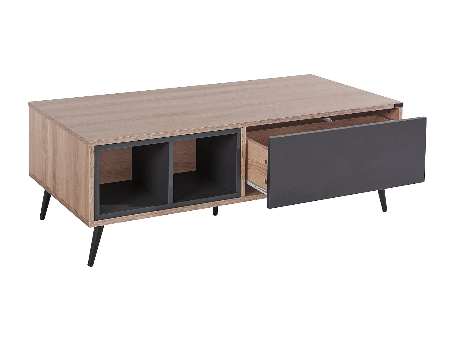Layland | Table basse en MDF Marron