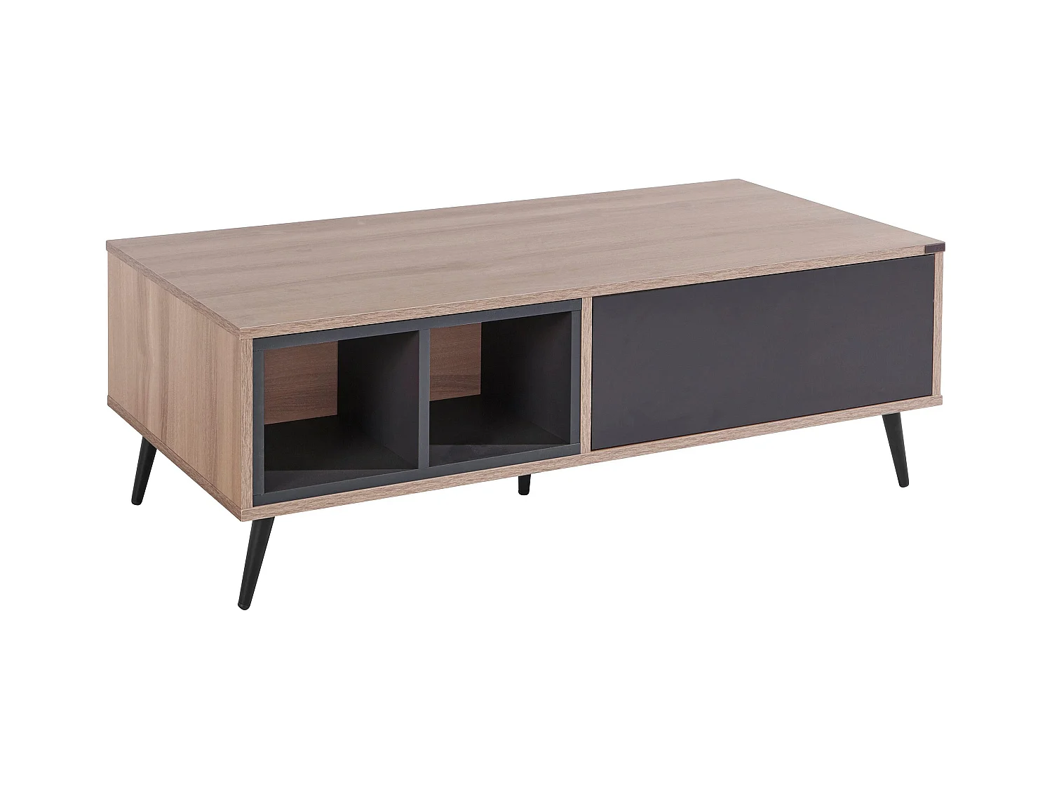 Mesa de centro de MDF marrón