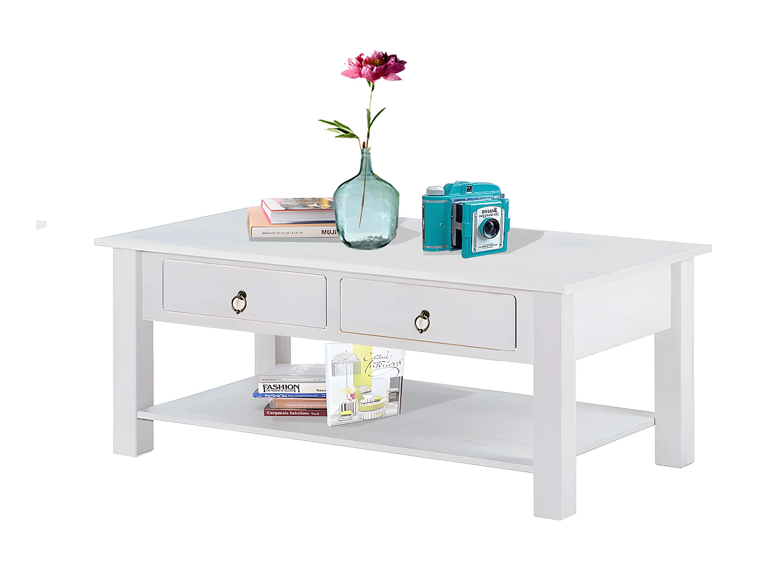 Ortiz | Mesa de centro 120 cm em Nature / Preto