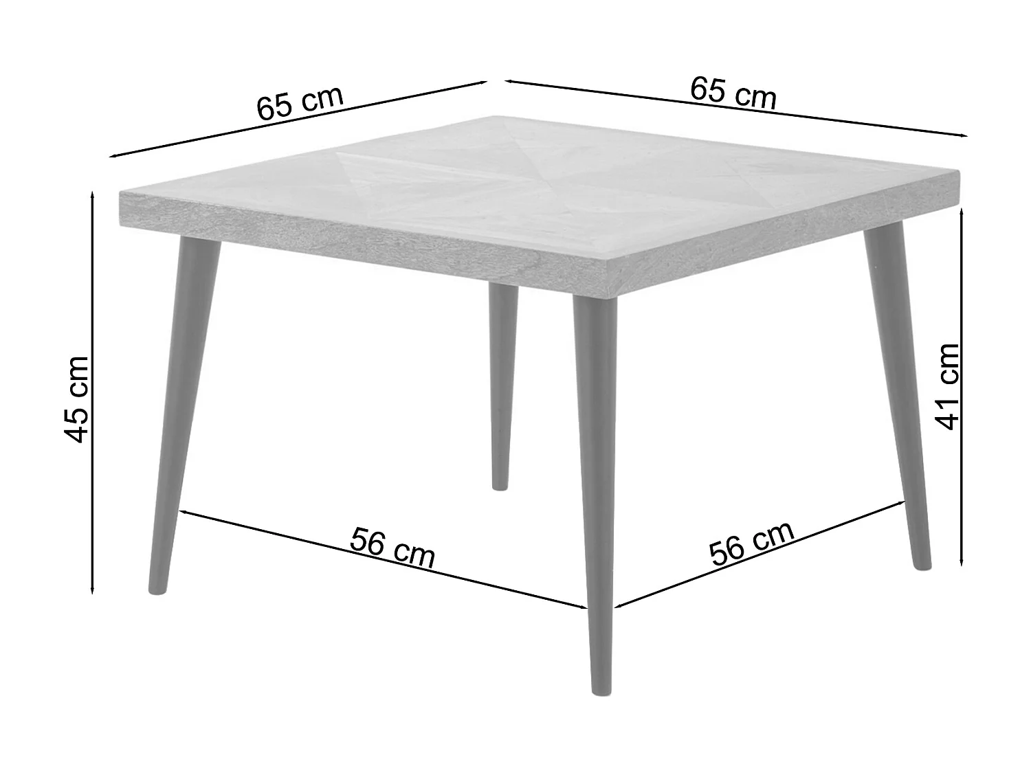 Tanja | Table basse 65 cm Mango