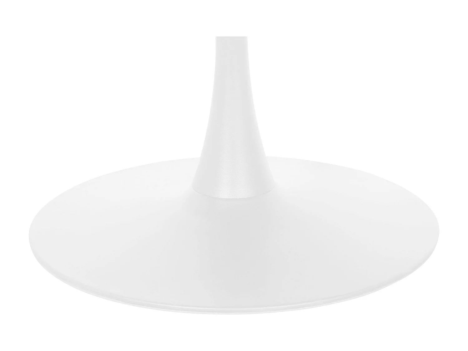 Yazoo|Table à manger en mélaminé blanc 4 personnes D100