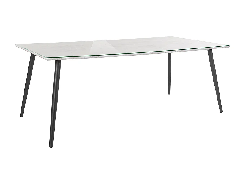 Mimmi | Mesa de Jantar 200x100 cm em Branco
