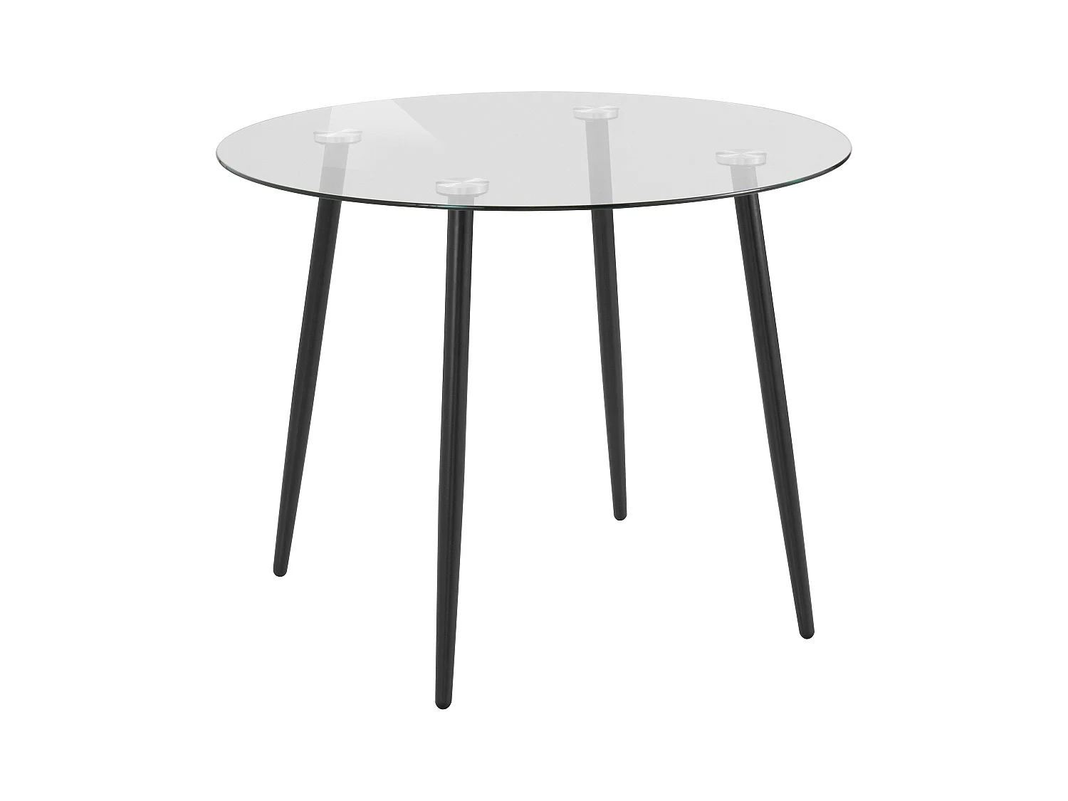 Mesa Danny 100 cm Tapa negra