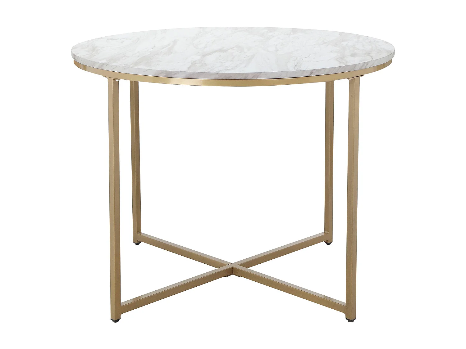 Maro|Table à manger en effet marbre 4 personnes D90