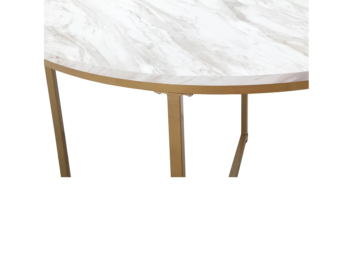 Maro|Table à manger en effet marbre 4 personnes D90