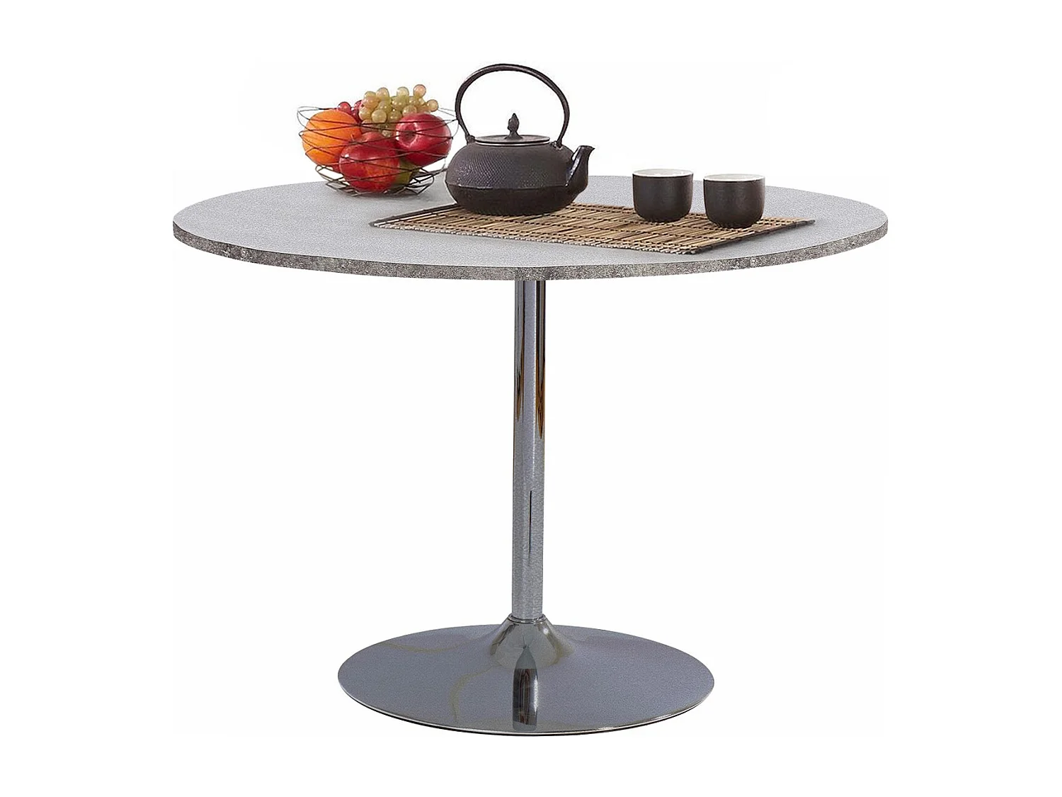 Trumpet|Table à manger en effet béton 4 personnes D110