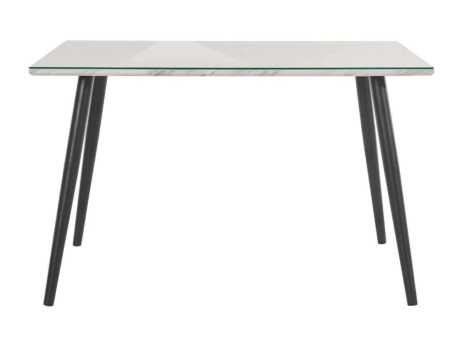 Mimmi | Table de salle à manger 120x80 cm en blanc