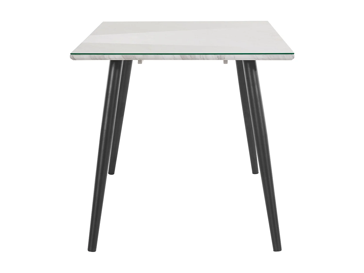 Mimmi | Table de salle à manger 120x80 cm en blanc