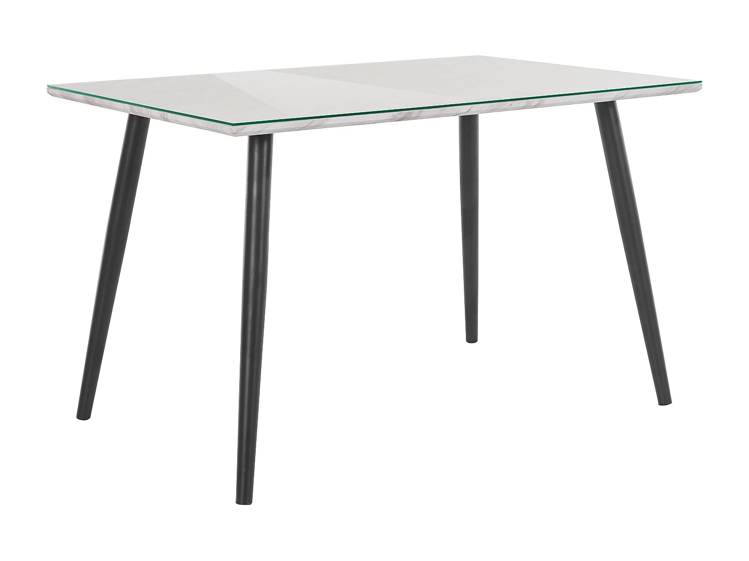 Mimmi | Table de salle à manger 120x80 cm en blanc