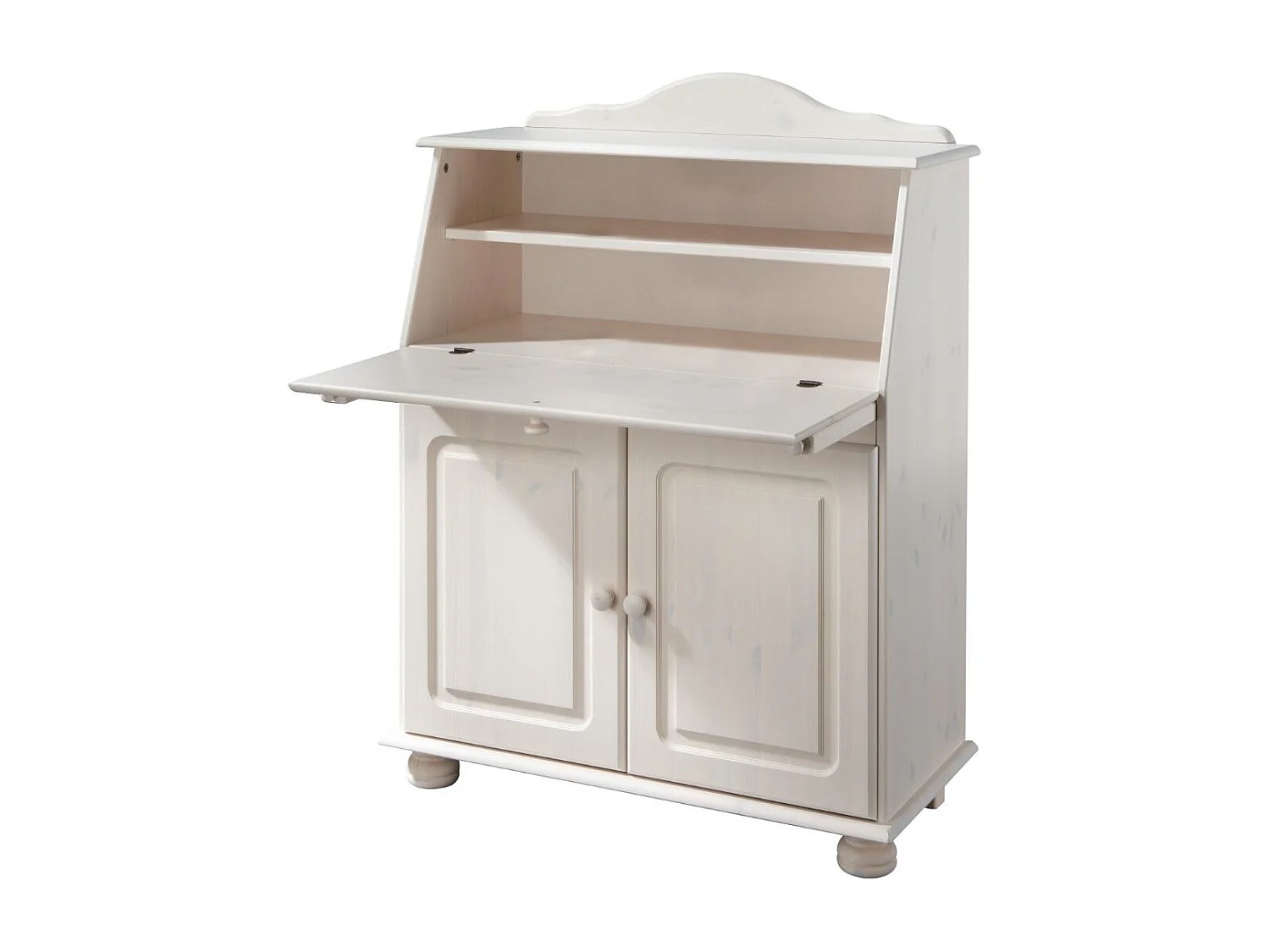 Mette | Secrétaire Meuble de rangement compact au style scandinave pour espace de travail élégant