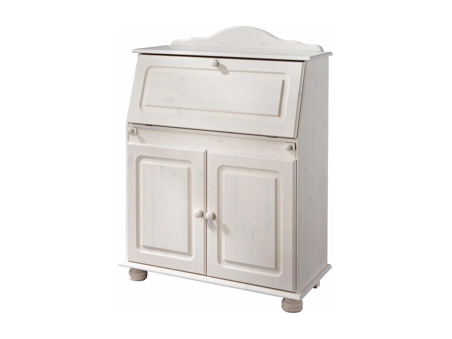 Mette | Secrétaire Meuble de rangement compact au style scandinave pour espace de travail élégant