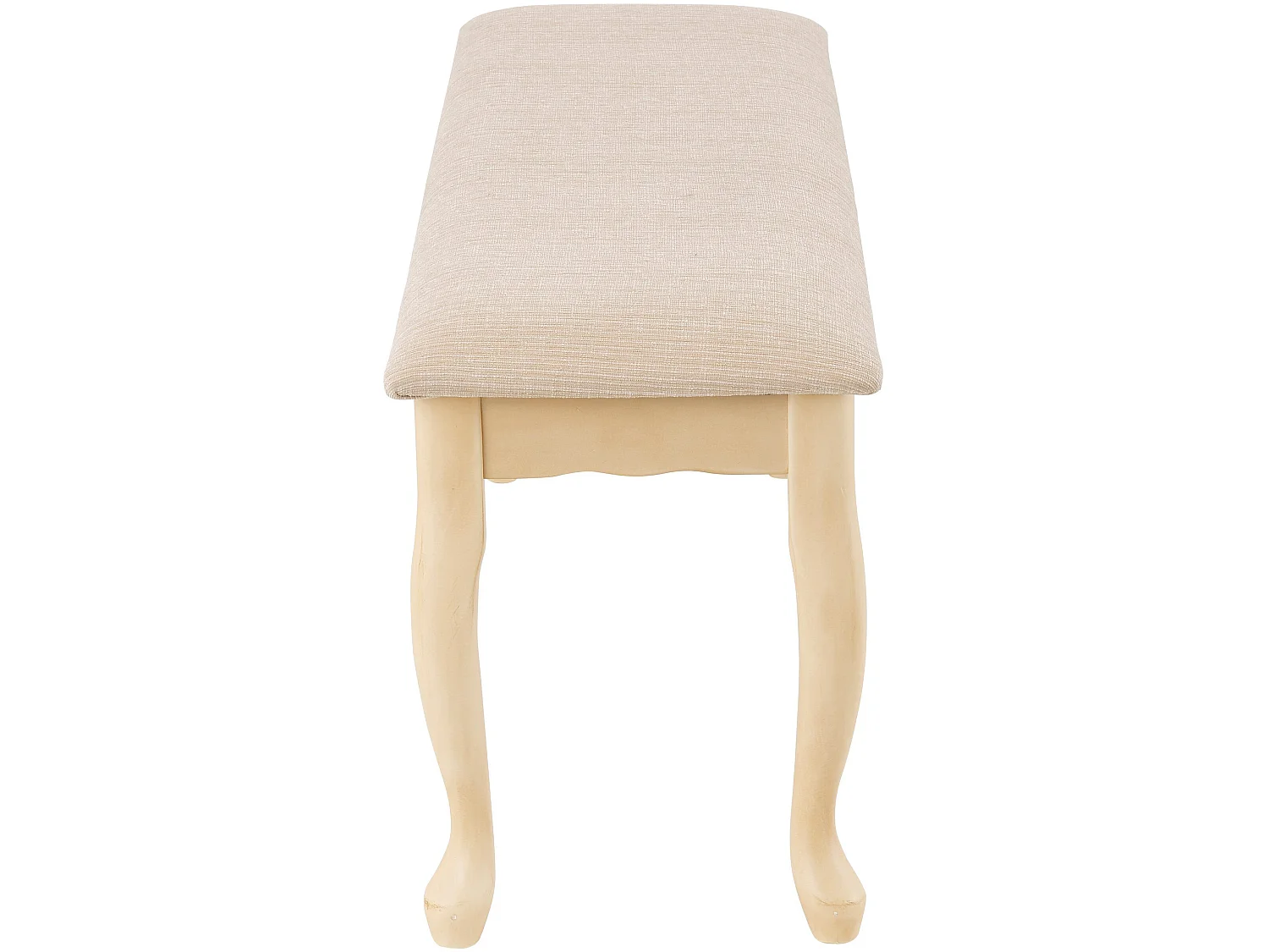 Banco Grande en Blanco Crema