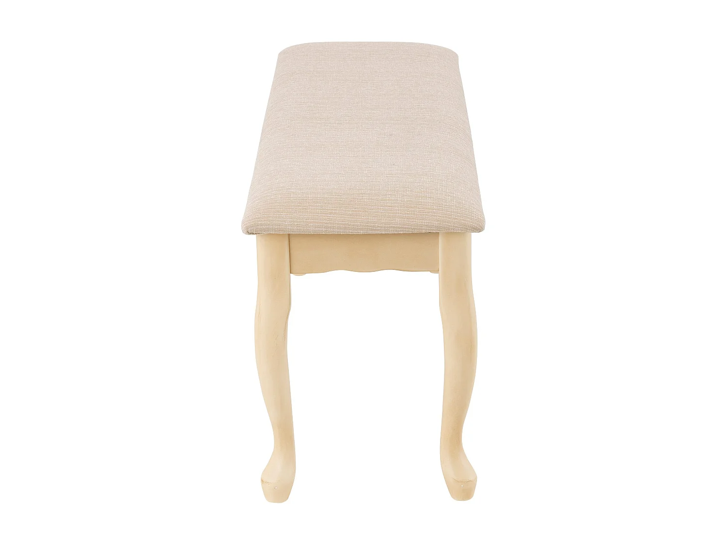 Bank Big in Creme Weiß