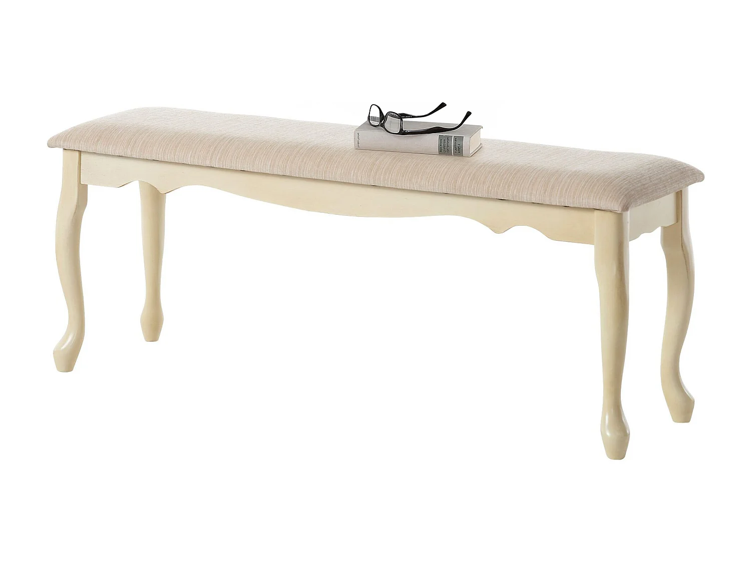 Bank Big in Creme Weiß