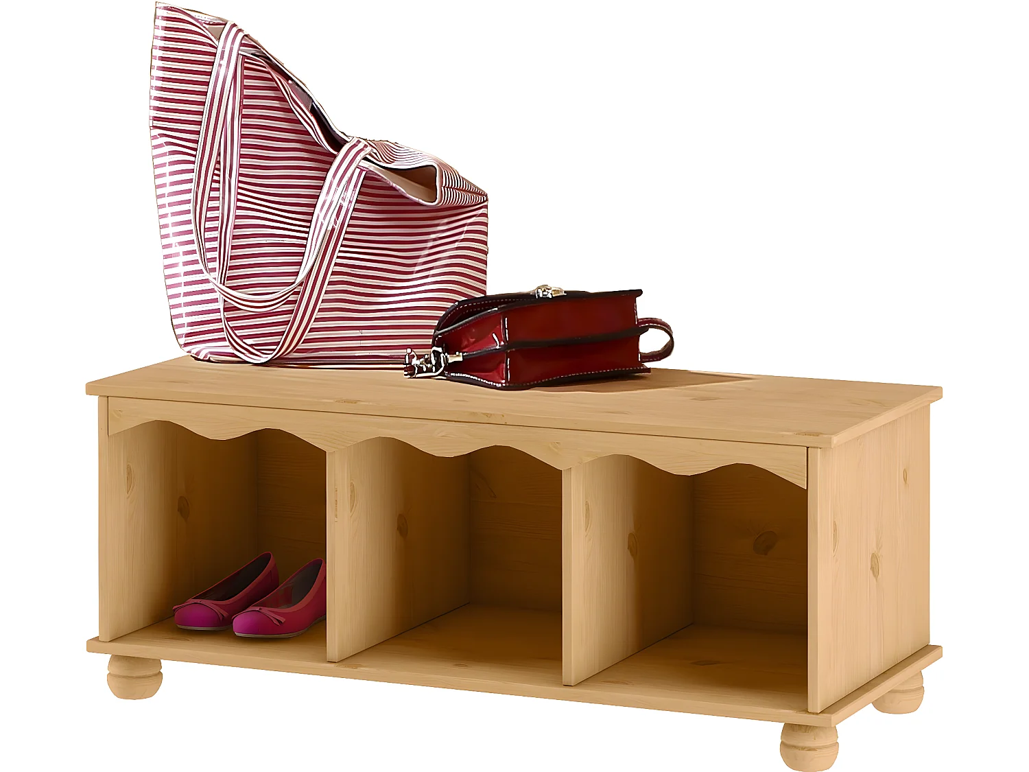 Banco en Pino Marrón