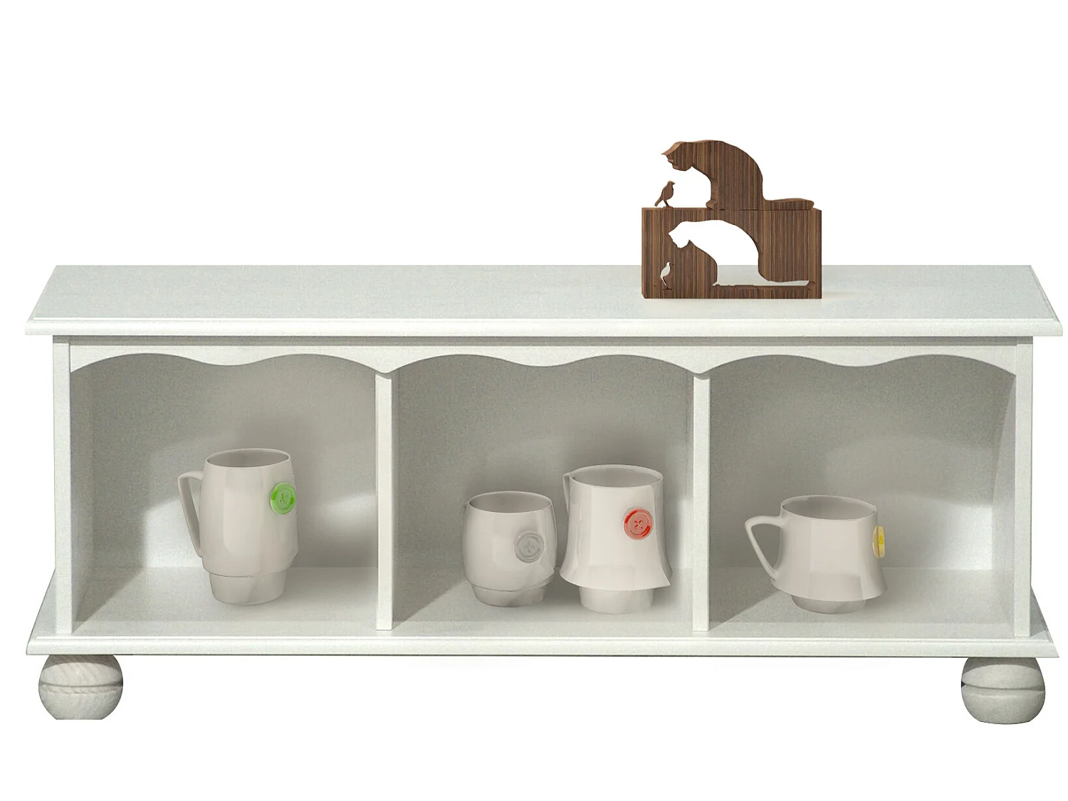 Neo|Banc en pin blanc