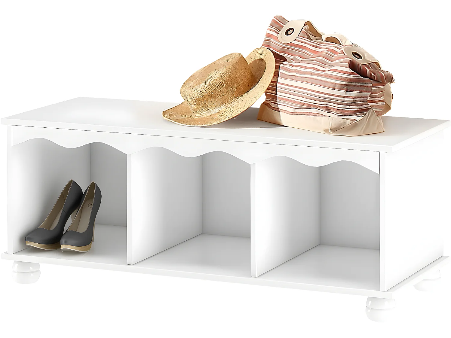 Neo|Banc en pin blanc