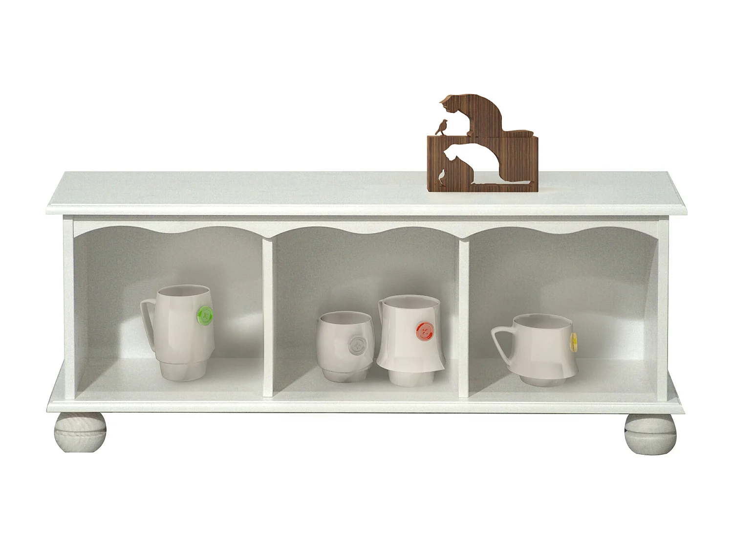 Neo|Banc en pin blanc