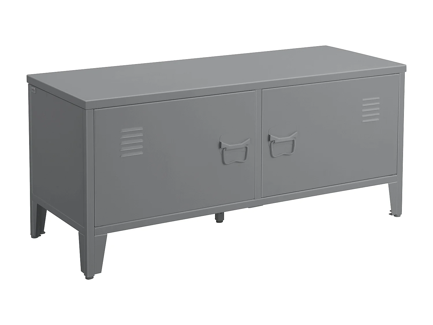 Salino Bench 2 Doors Grey