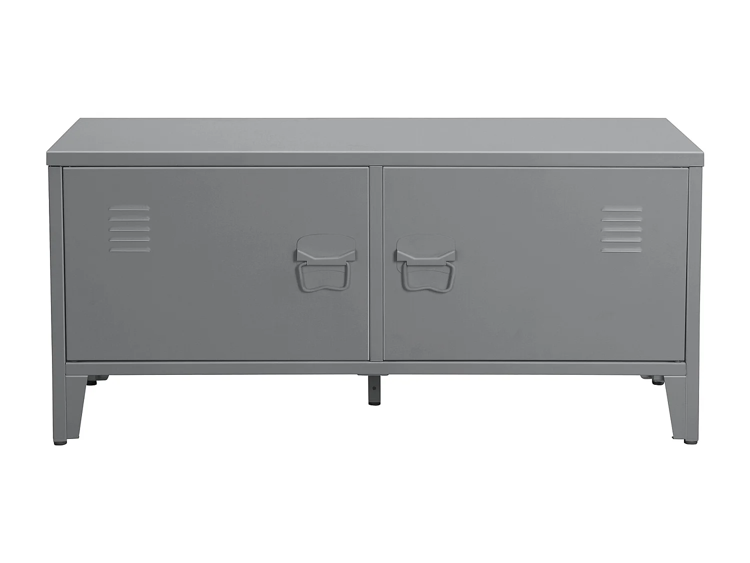 Salino Bench 2 Doors Grey