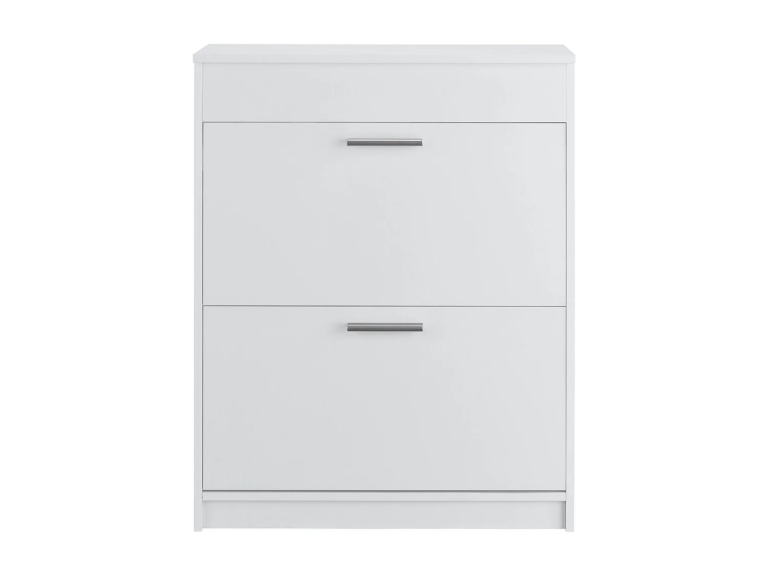 Bill|Coffre à chaussures avec 2 portes battantes blanc