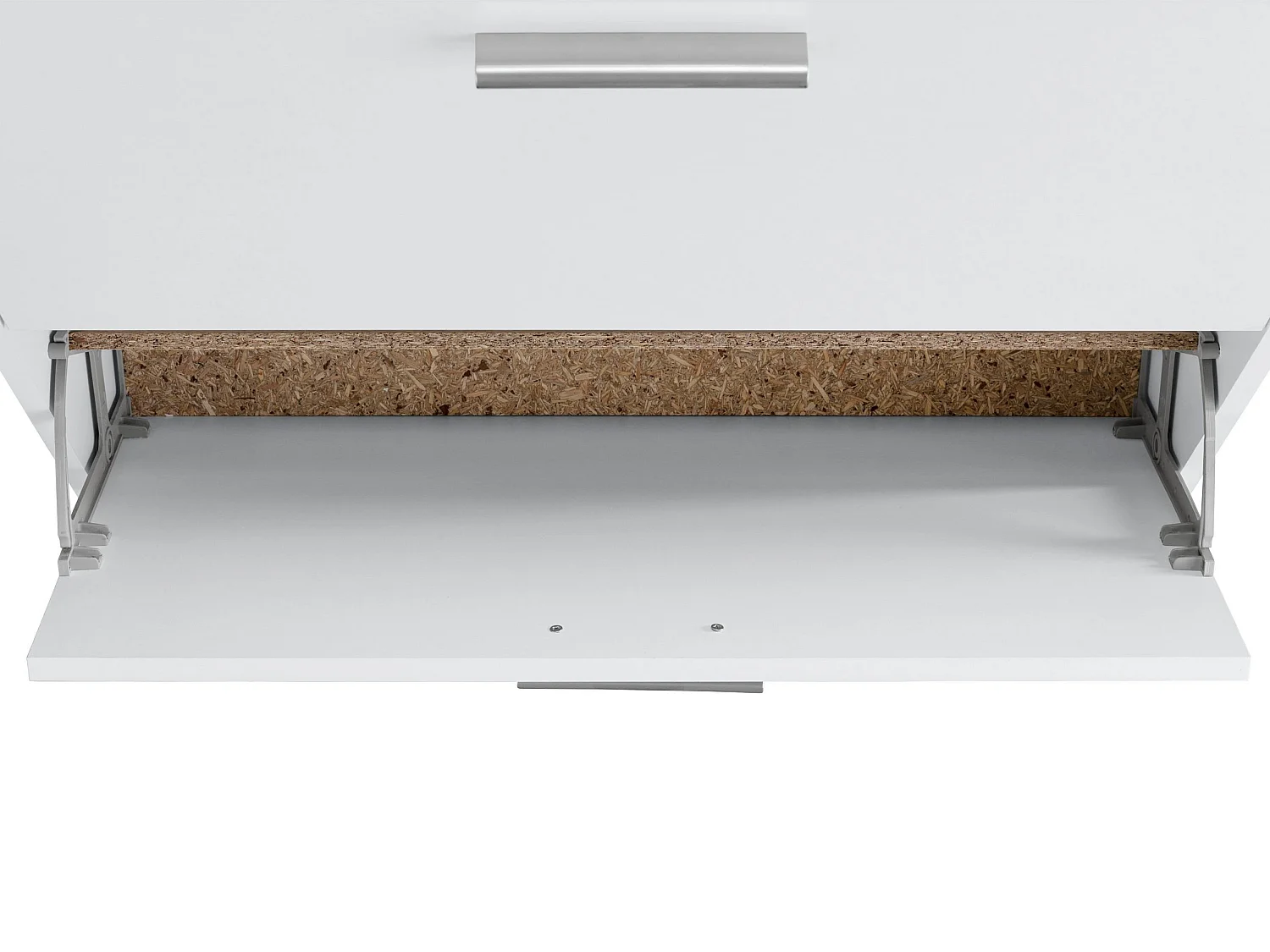 Bill|Coffre à chaussures avec 2 portes battantes blanc