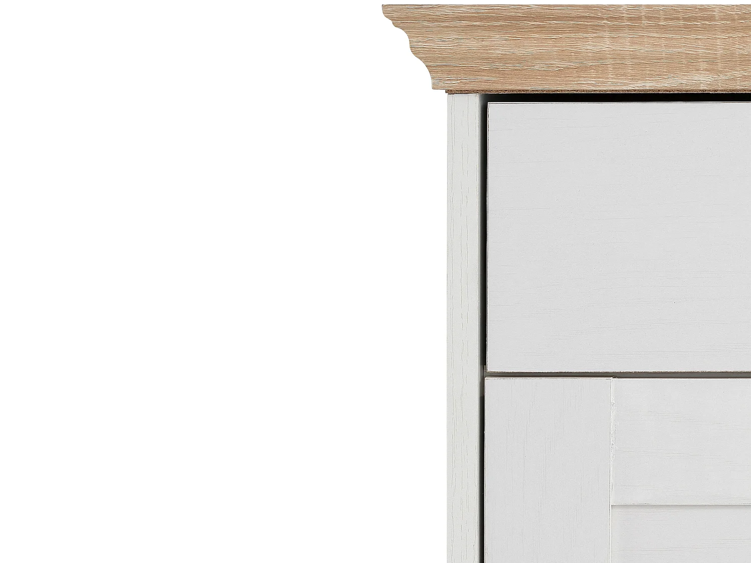 Binz | Sapateira com 2 abas e 1 gaveta em Carvalho Branco