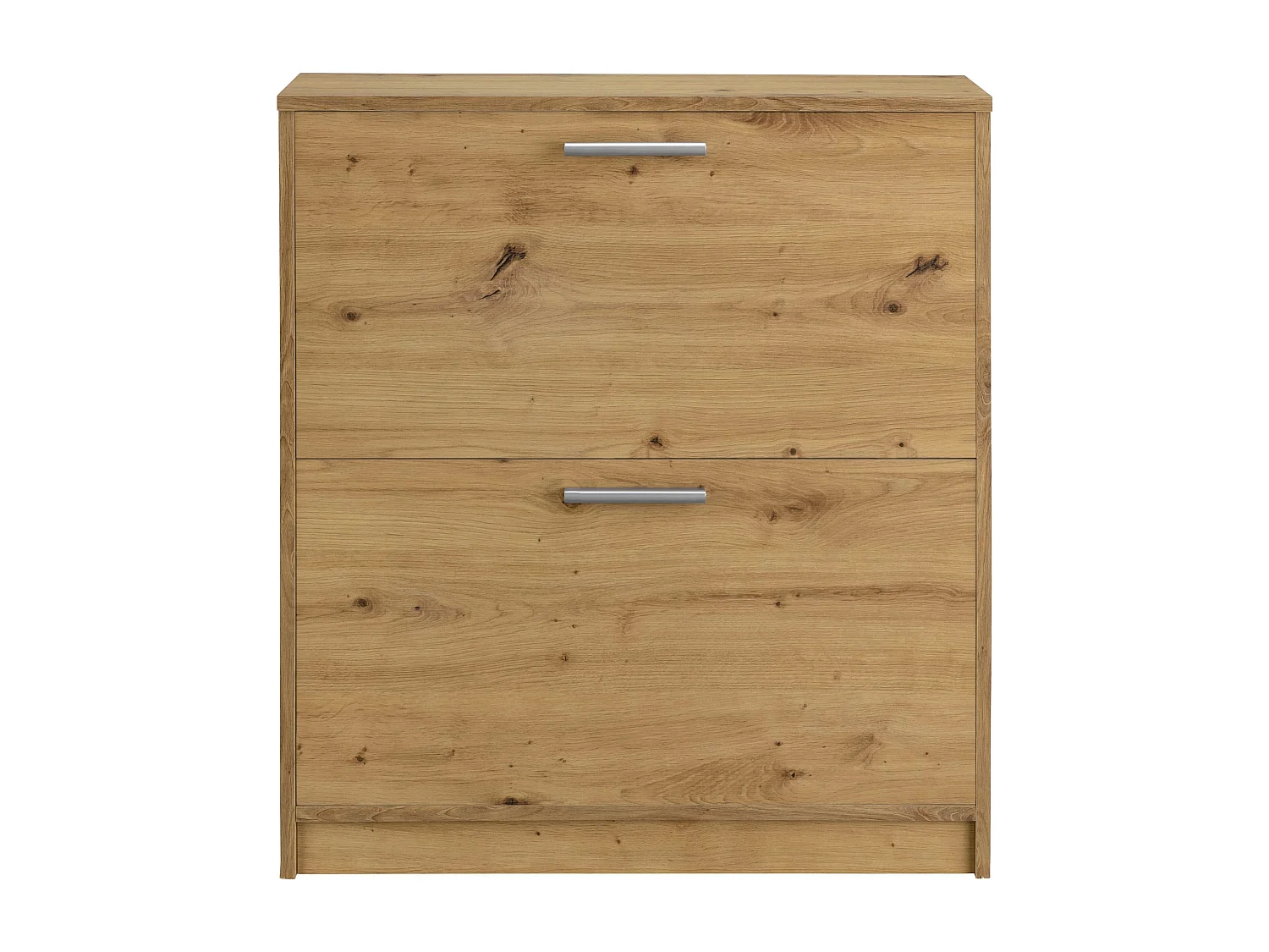 Bill|Coffre à chaussures avec 2 portes battantes en effet chêne