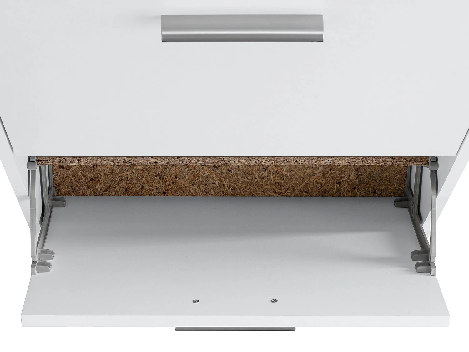 Bill|Coffre à chaussures avec 4 portes battantes blanc