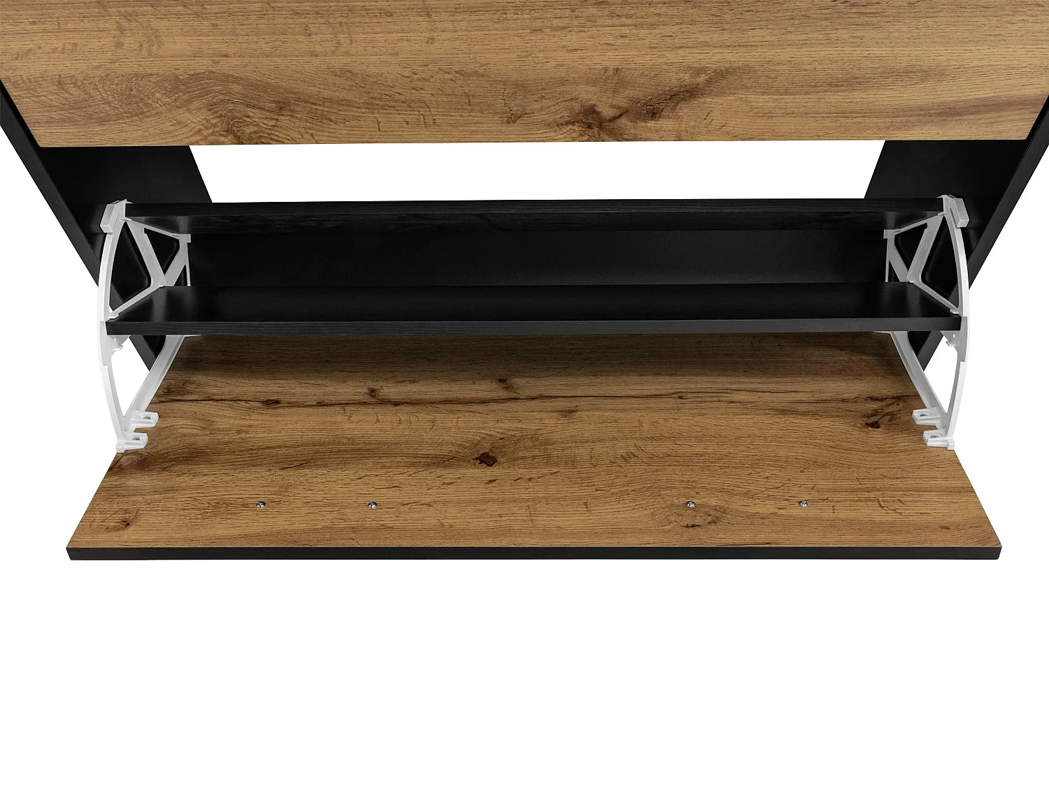 Rocco Schoenenkist Zwart Eiken