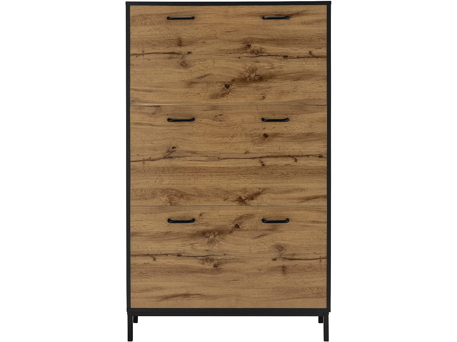 Rocco|Coffre à chaussures Chêne noir