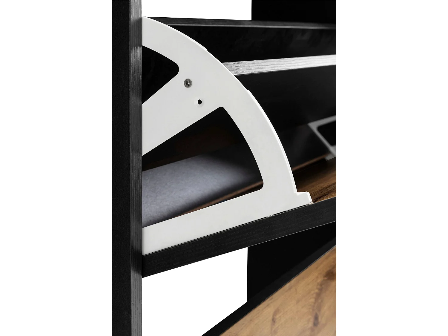 Rocco|Coffre à chaussures Chêne noir