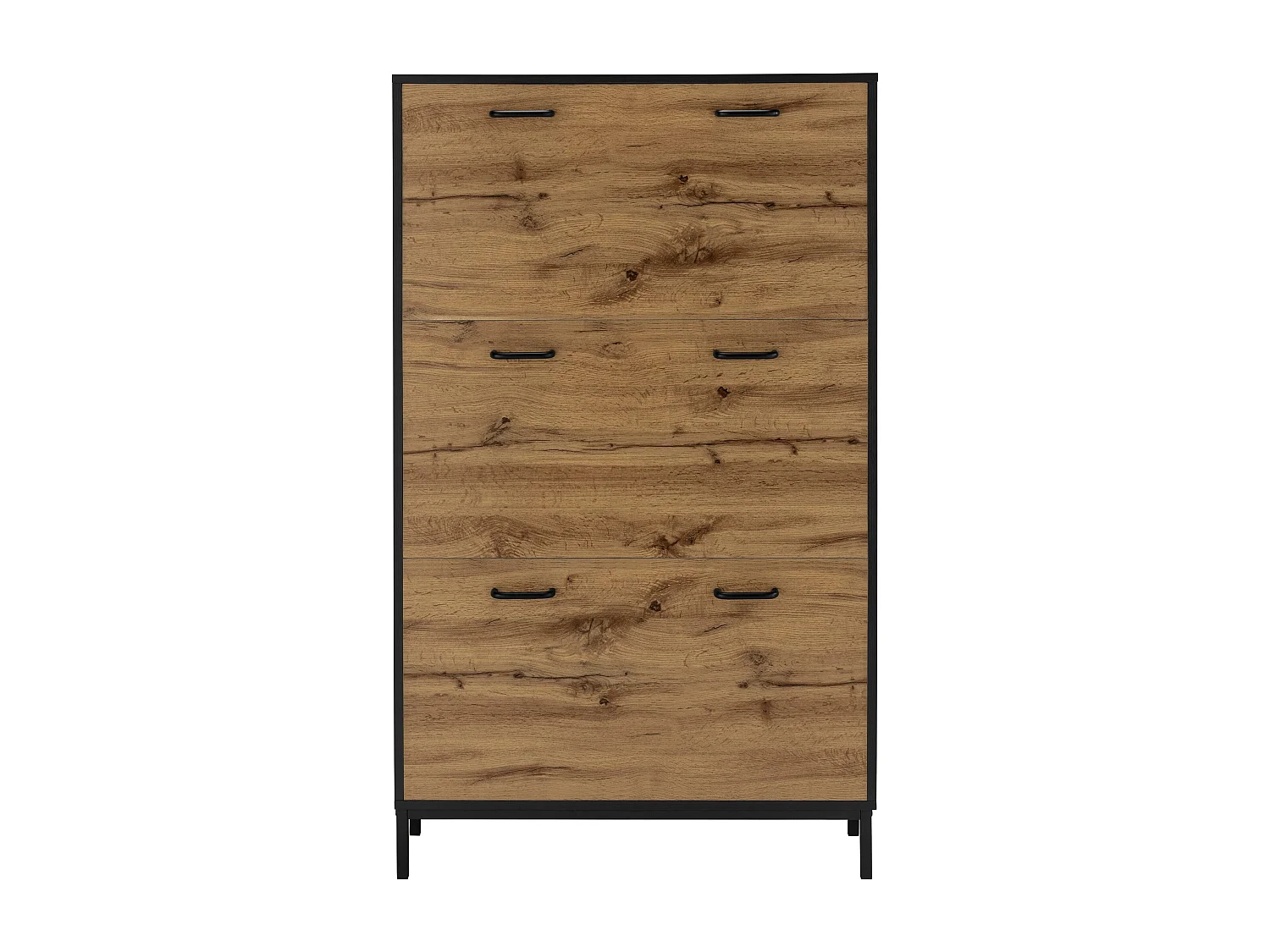 Rocco|Coffre à chaussures Chêne noir