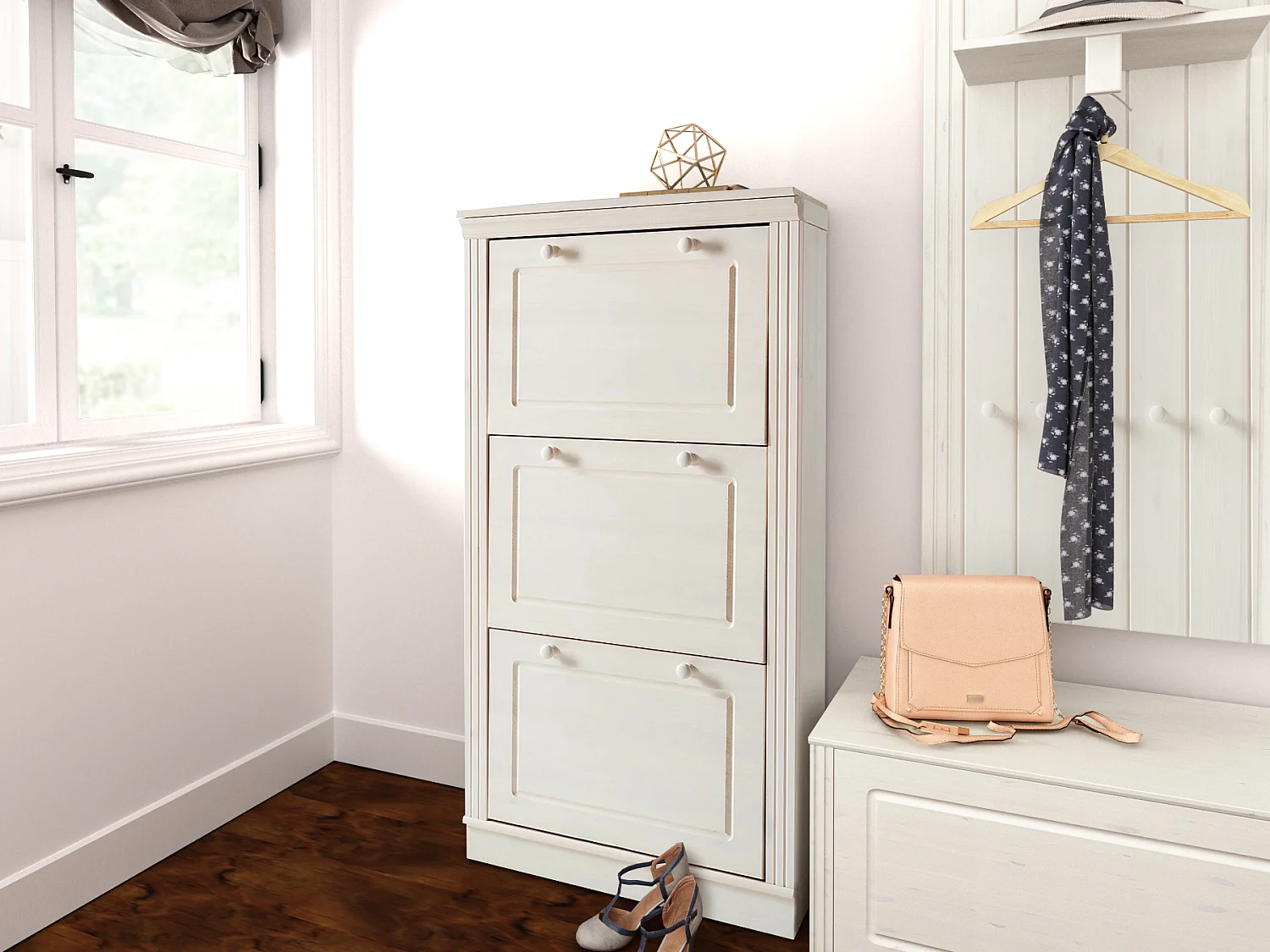 Zapatero de Pino Blanco