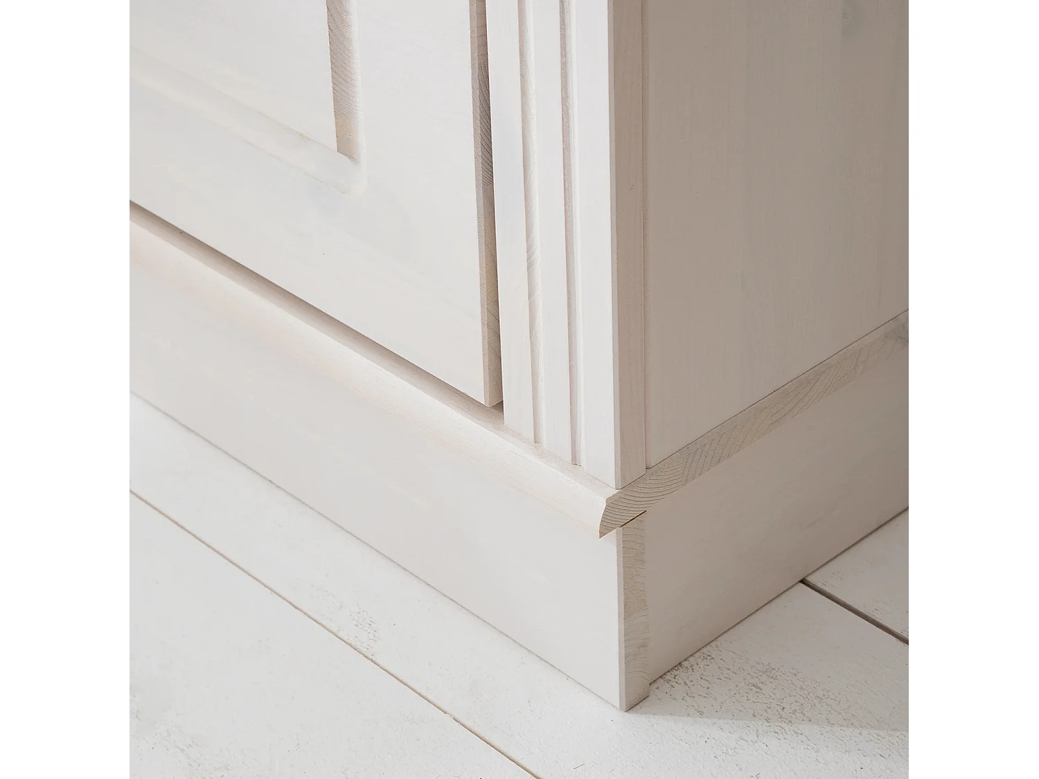 Anita | Sapateira com 3 abas em Pinho Branco