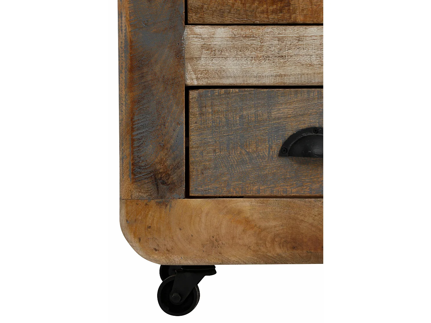 Bully | Meuble TV avec 1 porte et 2 tiroirs en multicolore