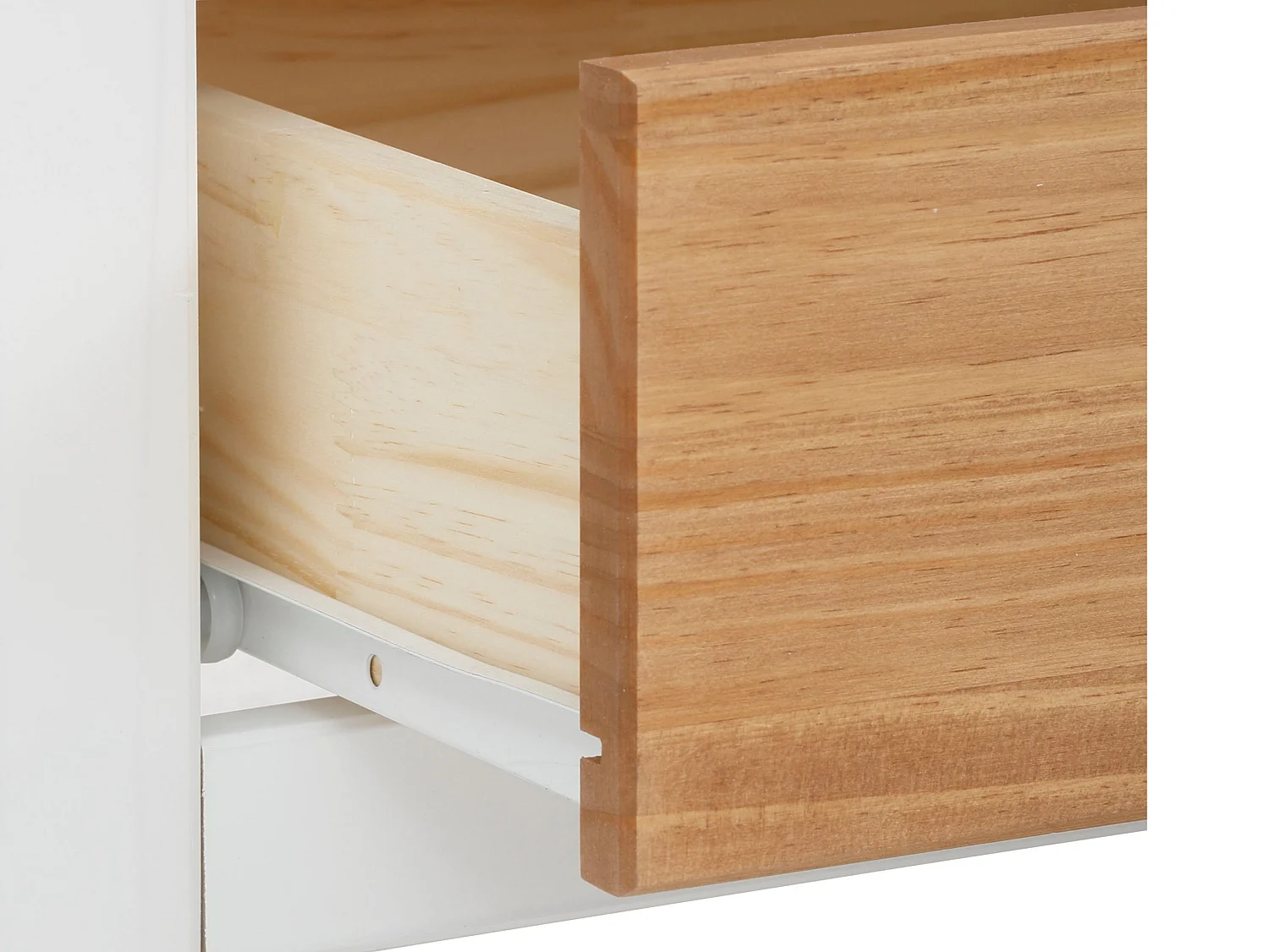 Rio | Mobile TV con 3 cassetti in bianco/olio tinto