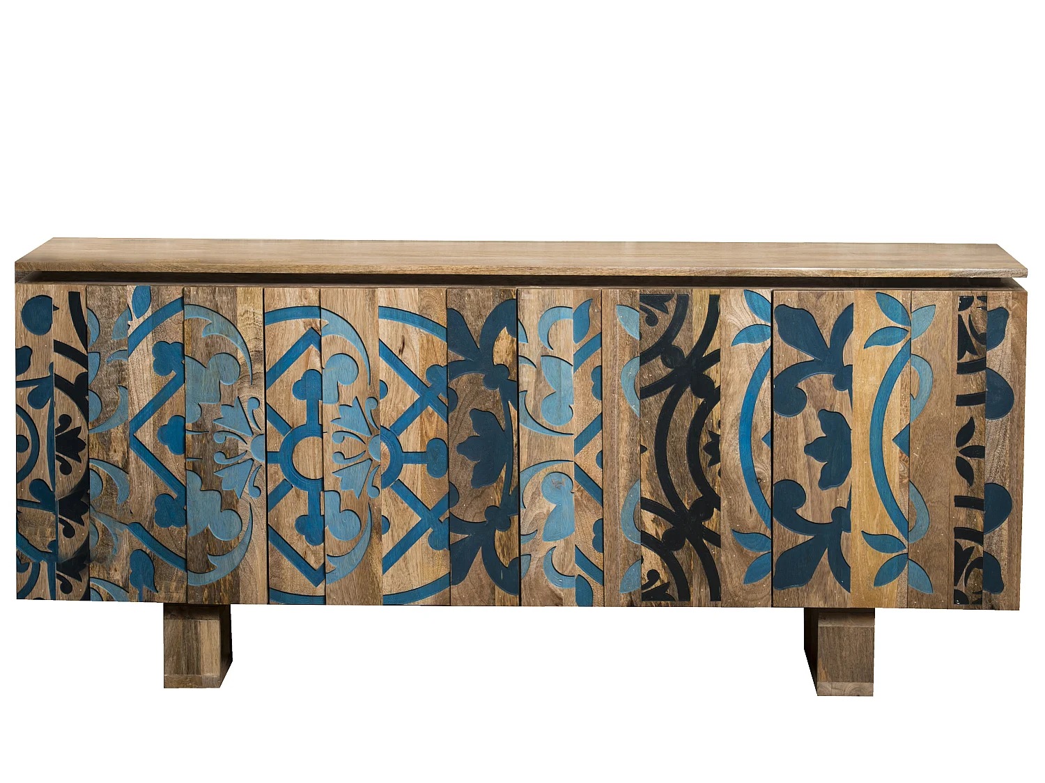 Armário Melissa 2 portas de vidro 3 gavetas