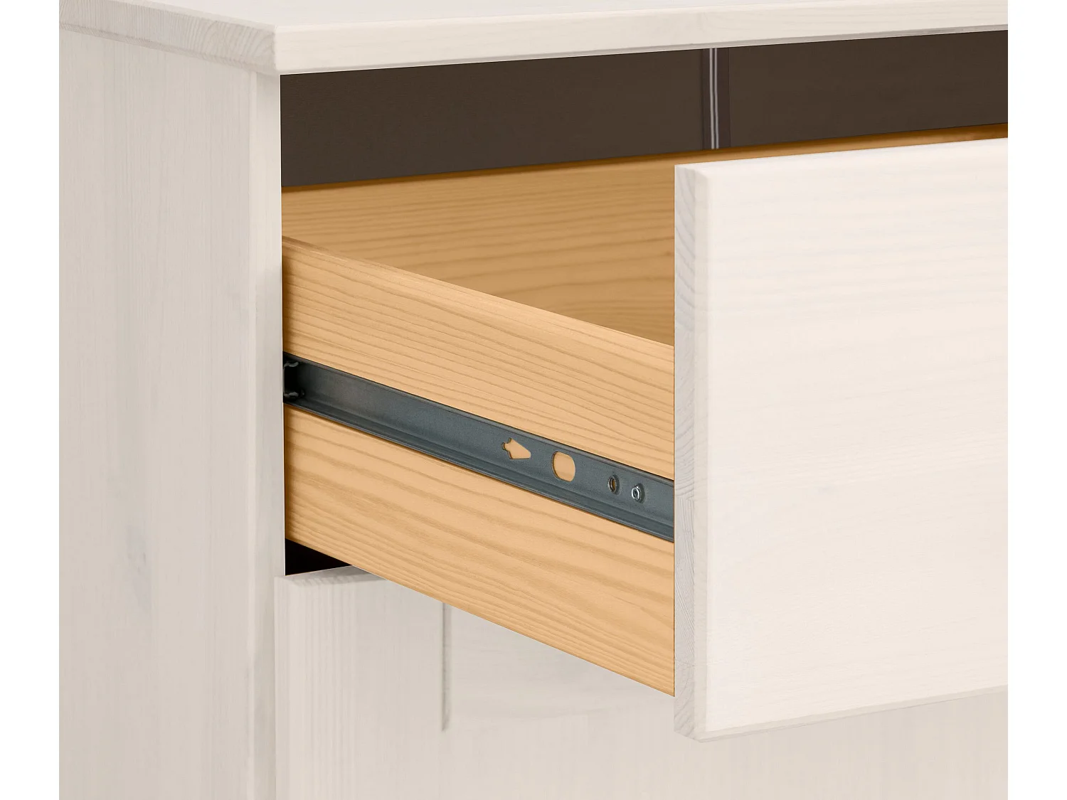 Set camera da letto Cassie Rovere Nero