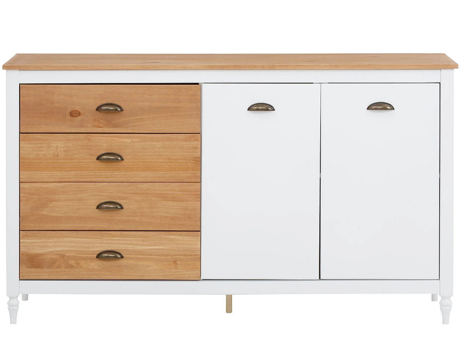 Rio|Bahut en MDF blanc